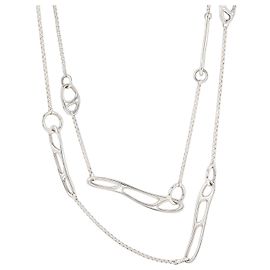 HERMÈS - Colar Chain d'Âncora Punk Hermès em prata Prata