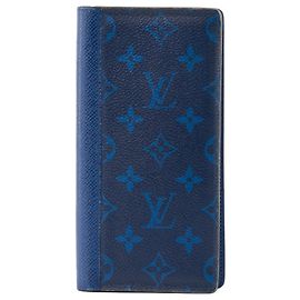 LOUIS VUITTON - Brazza Wallet Louis Vuitton in blue monogram canvas Blue