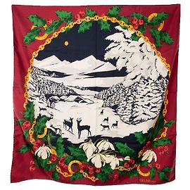 Céline CELINE - 90 cm Multicolored Silk Scarf Multiple colors