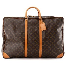 LOUIS VUITTON - Bolsa de Viagem Sirius 65 Louis Vuitton em Lona Monogramada Vintage Marrom