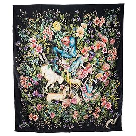 DIOR - Lenço de seda multicolorido de 90 cm Multicor
