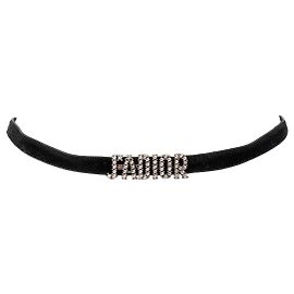 DIOR - Collier chocker J'Adior Dior en velours noir Noir