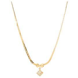 GIVENCHY - Givenchy flat link necklace in gold metal Golden