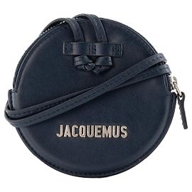 JACQUEMUS - Le Pitchou Wallet in Smooth Navy Blue Leather Navy blue