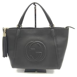 Gucci Soho Leather Handbag Black