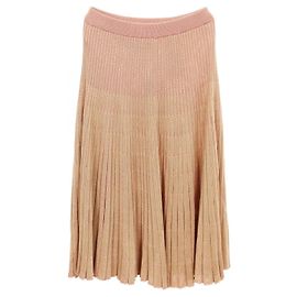 Falda de rayón Lovelight de Gucci Rosa Beige