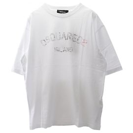 Top in cotone Dsquared2 Bianco