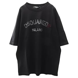 Top de algodón Dsquared2 Negro