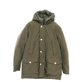 WOOLRICH Cotton Down Jacket Green Khaki
