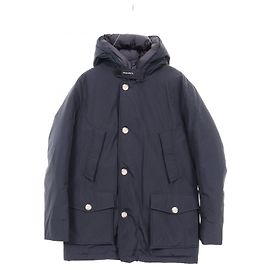 Woolrich Arctic Parka Cotton Down Jacket Blue Navy blue