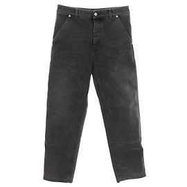 Pantalones de denim de algodón Dior Castaño