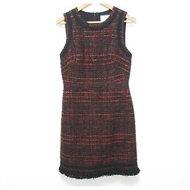 Robe sans manches en tweed Kate Spade Noir
