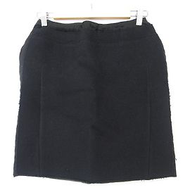 Marni Wool Skirt Blue Navy blue
