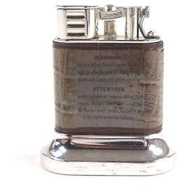 Alfred Dunhill Dunhill Crocodile Lighter Brown