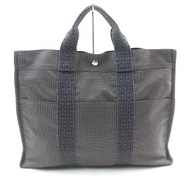 Hermès Hermes Her Line Canvas Tote Bag Grey