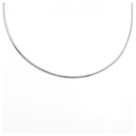 Autre Marque Collar de Oro Blanco K14 Plata