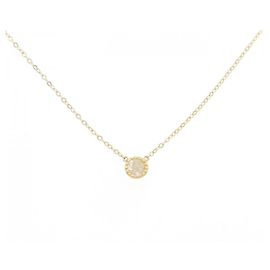 Autre Marque Colar de diamante Au750 Dourado