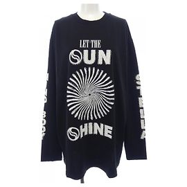 Stella Mc Cartney T-shirt a maniche lunghe in cotone Sunshine Stella McCartney Nero