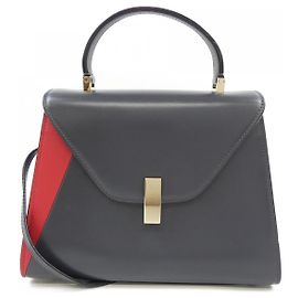 Valextra ISIDE Medium Handbag Grey