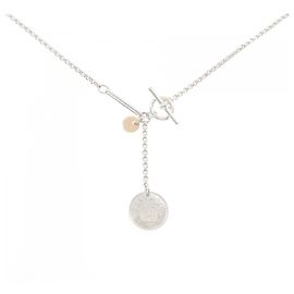 Collana Hermès Ex Libris in argento 925 e oro rosa 750 Argento