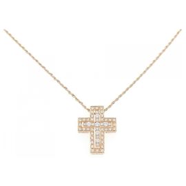 Autre Marque Collier Damiani Belle Epoque XS 750 Or Rose et Diamant Rose