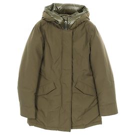 Woolrich Arctic Parka Cotton Down Jacket Green Khaki
