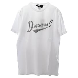 Dsquared2 Baumwoll-Top Weiß