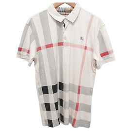 Polo a cuadros Burberry Beige