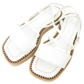 Autre Marque SPORTMAX Espadrille Sandals White