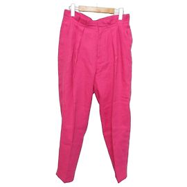 Autre Marque Calças de algodão Drawer Rosa
