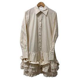 Autre Marque MEIMEIJ Langarmhemd Kleid Beige