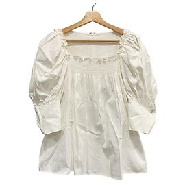 Autre Marque ADEAM Tulpenbluse Weiß