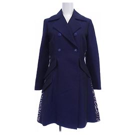 Christian Dior Wool Coat Black