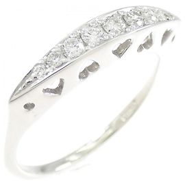 Autre Marque Au750 Diamantring Samantha Tiara Silber