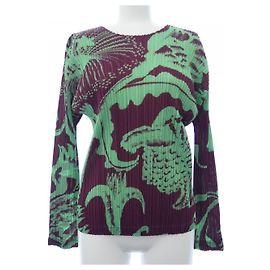 Top Pleats Please Issey Miyake Roja Verde