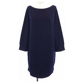 Strick 100% Kaschmir Hermès 36 Blau Marineblau