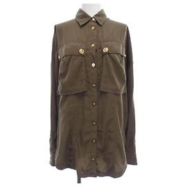 Chemise Versace Vert Kaki