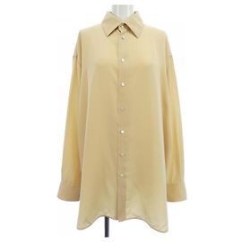 Camicia in seta Jil Sander Beige
