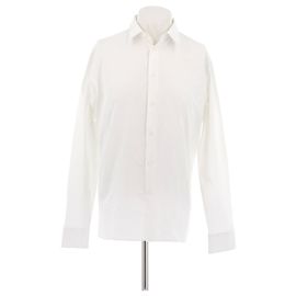 Camicia Dior in cotone bianca Taglia 43 Bianco