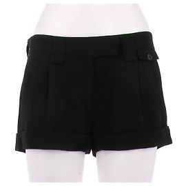 Prada Short corto nero in lana Nero