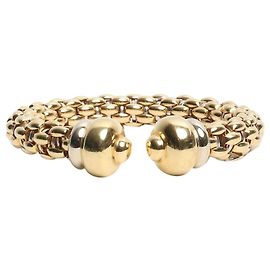 Autre Marque Pulsera trenzada de oro de 18 quilates Dorado