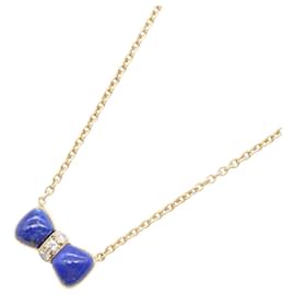 Collier en diamant Nou Papillon de Van Cleef & Arpels, (Or Jaune), Diamant, Lapis Lazuli, Femme, Ton Or, Ton Bleu Marine Clair Doré
