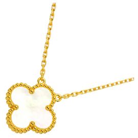 Collier Coquillage VCA Alhambra en Or Jaune Van Cleef & Arpels Jaune
