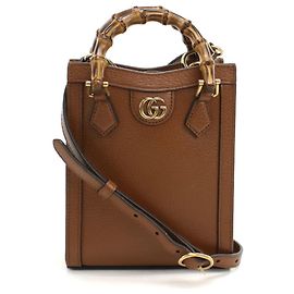 GUCCI Diana Tote Bag () - Women's, Brown Brown