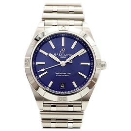 Breitling Chronomat Navy Dial Watch (Men's & Women's) Navy blue