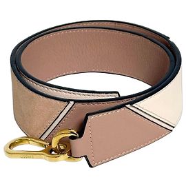 Loewe Damen Puzzle Schultergurt aus rosa Leder Pink