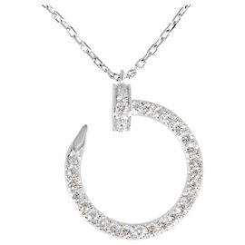 Collar Juste un Clou Cartier con Diamante. Oro Blanco Mujer Blanco