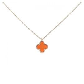 Van Cleef & Arpels Sweet Alhambra Necklace Pink
