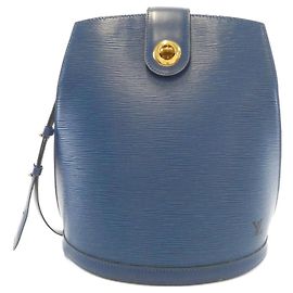 Sac à main épaule Cluny Epi Louis Vuitton Bleu