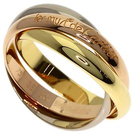 Anillo Trinity #, Oro Amarillo/ Oro Blanco Rosa, Mujer, CARTIER Rosa